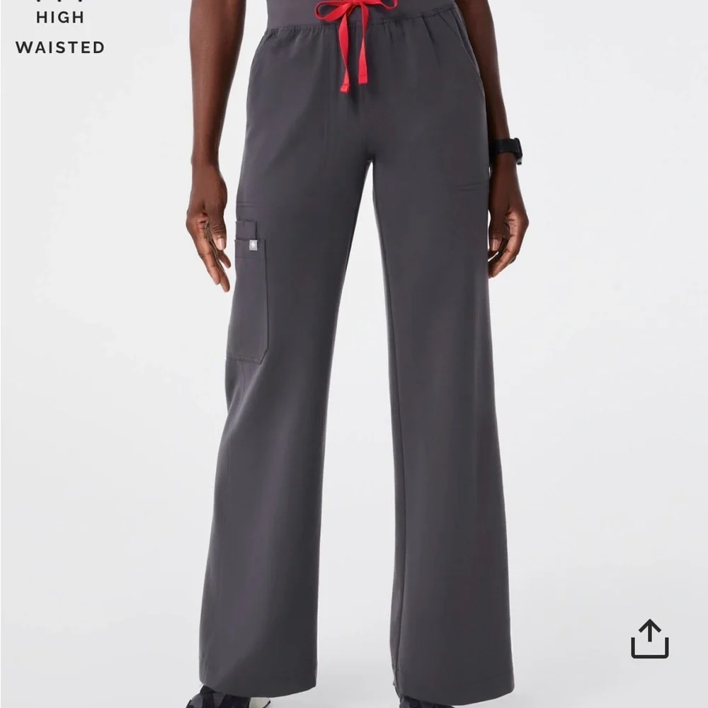 Figs High-Waisted Isabel wide leg pants - Picture 1 of 6